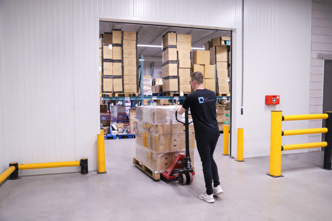 inslag van de goederen bij qls