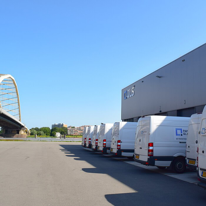 Foto van vervoerdersbusjes